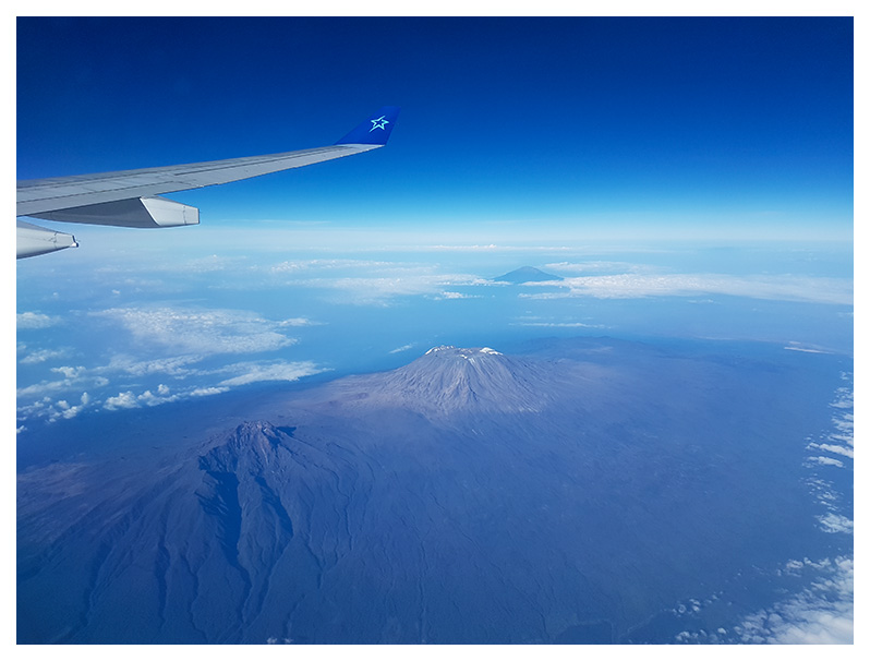 Super pogoda - super widoki. Szczyty Kilimandżaro.